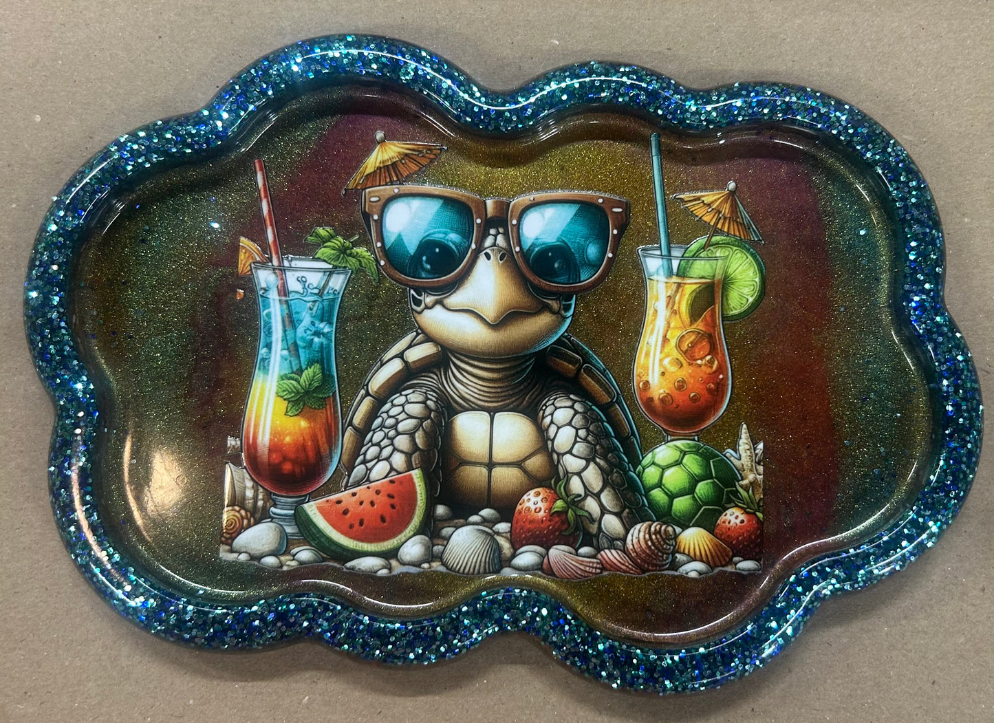 Cloud shaped trinket tray