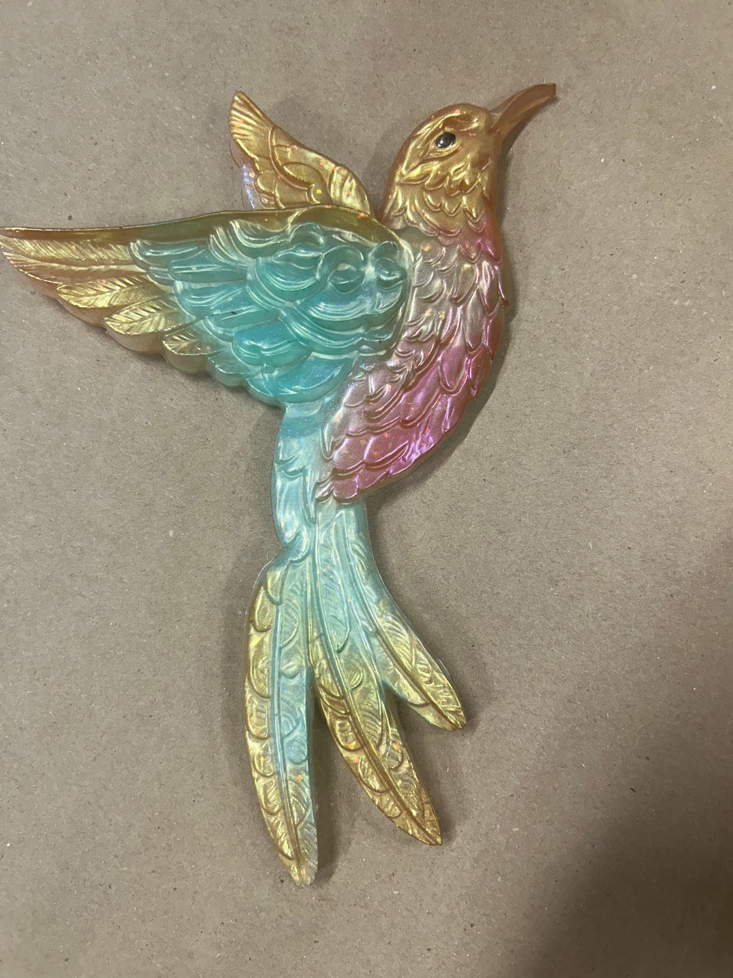 #52 Hummingbird (Teal/gold)
