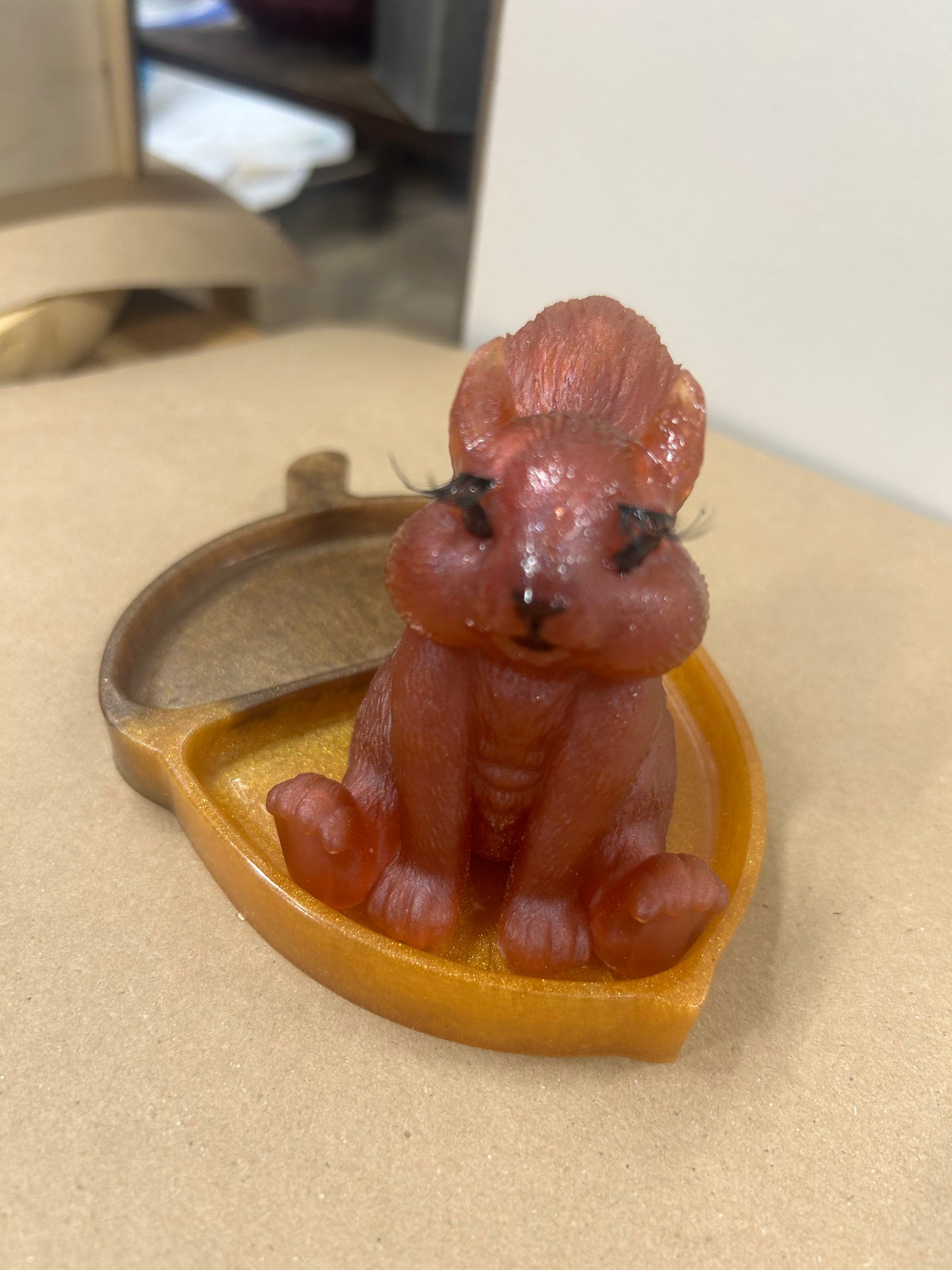 Squirrel and acorn dish set (Sharon)