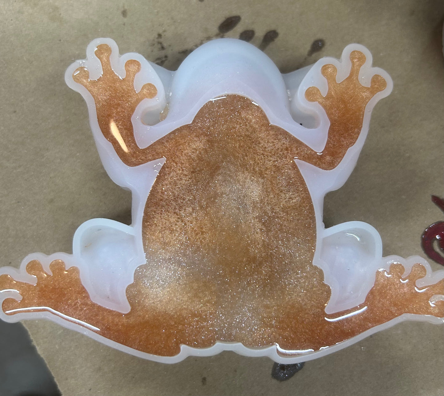 Champagne Marble frog