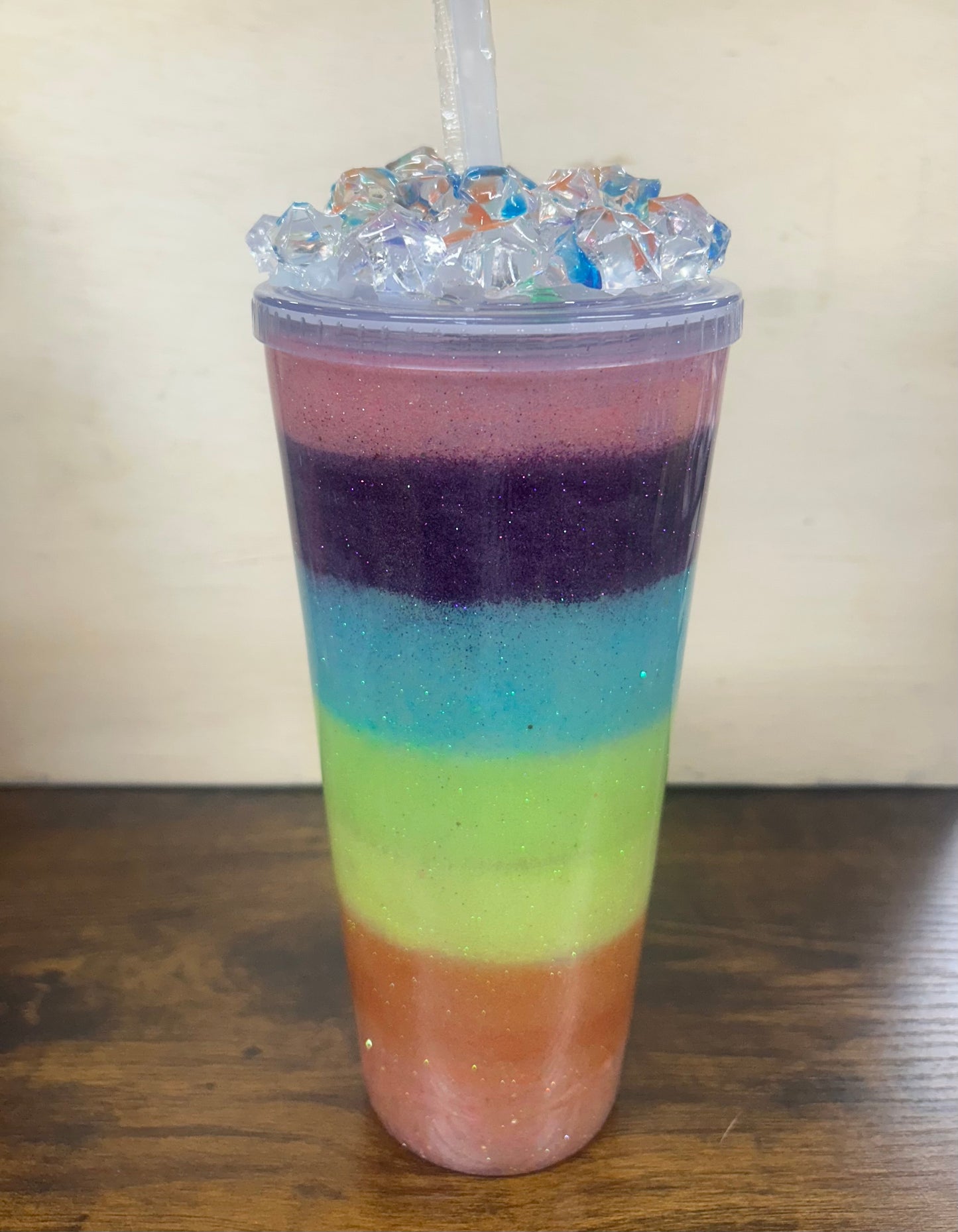 Rainbow Acrylic Tumbler