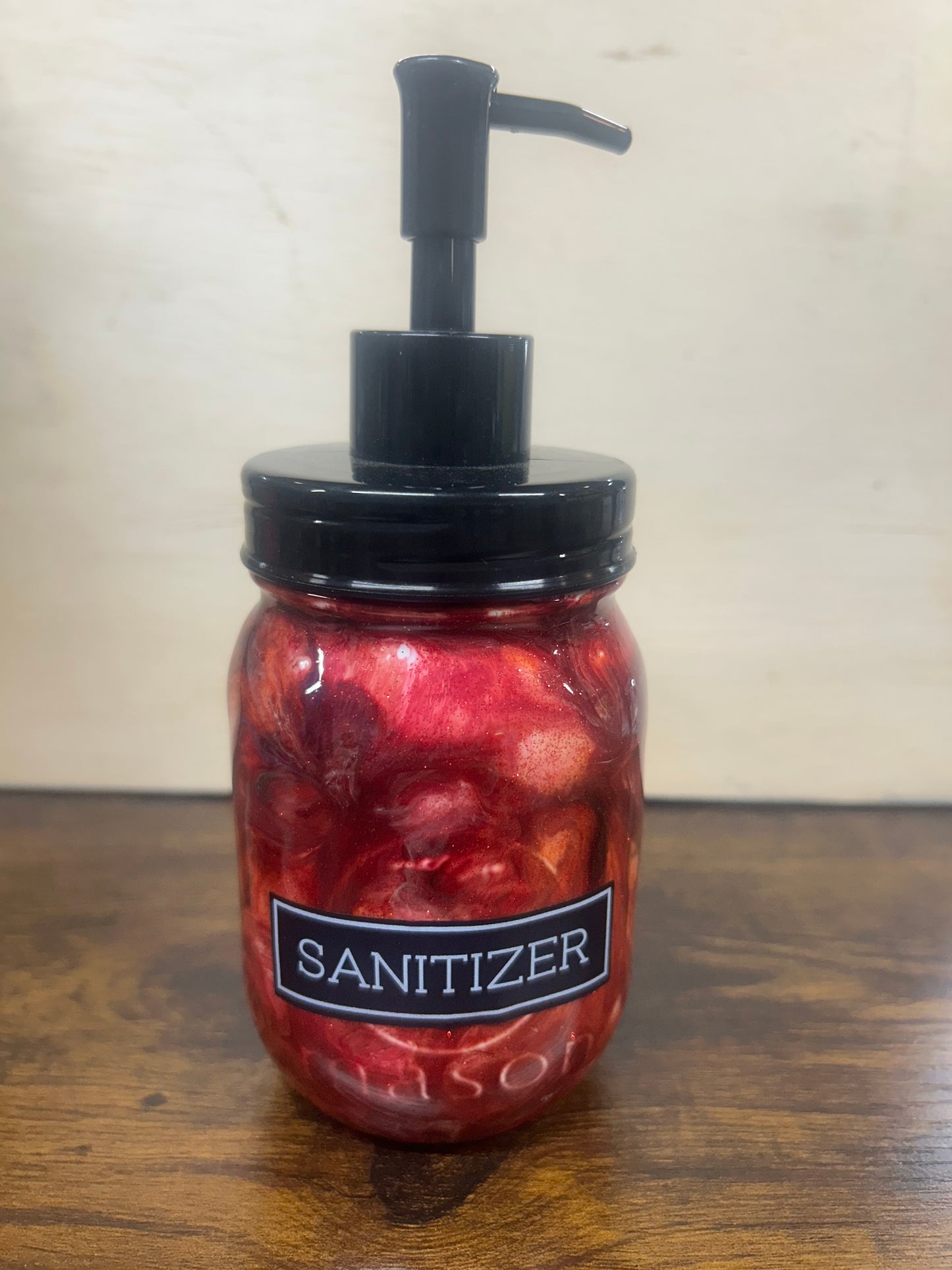 Red swirl Dispenser