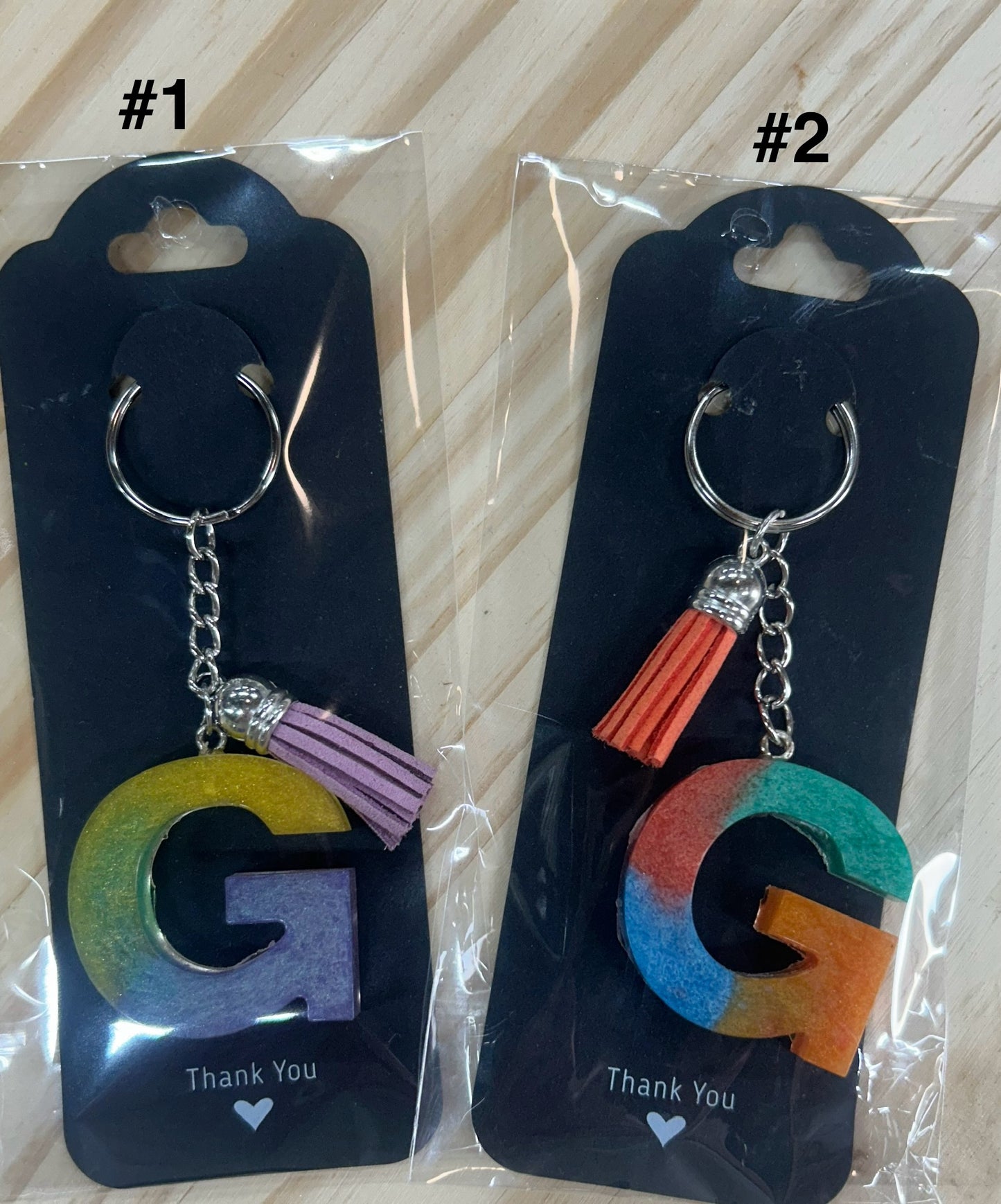 Letter "G" Key Ring