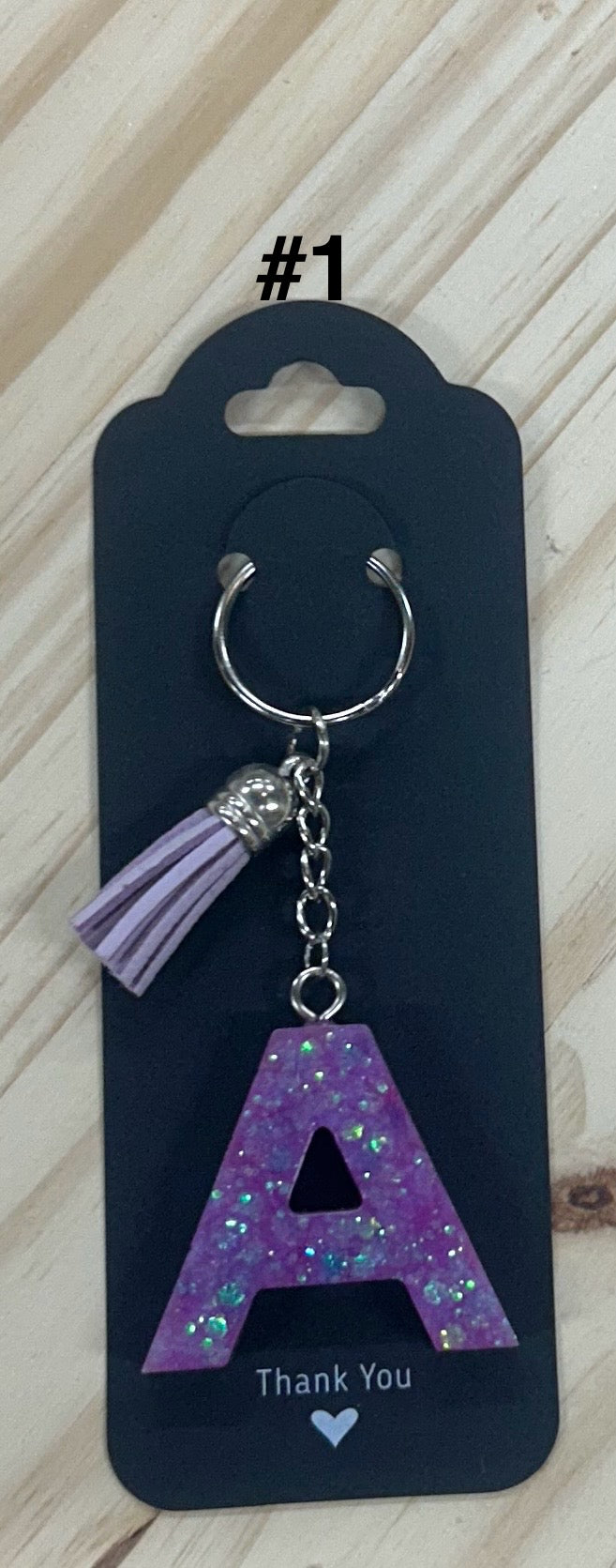 Initial "A" Key chain