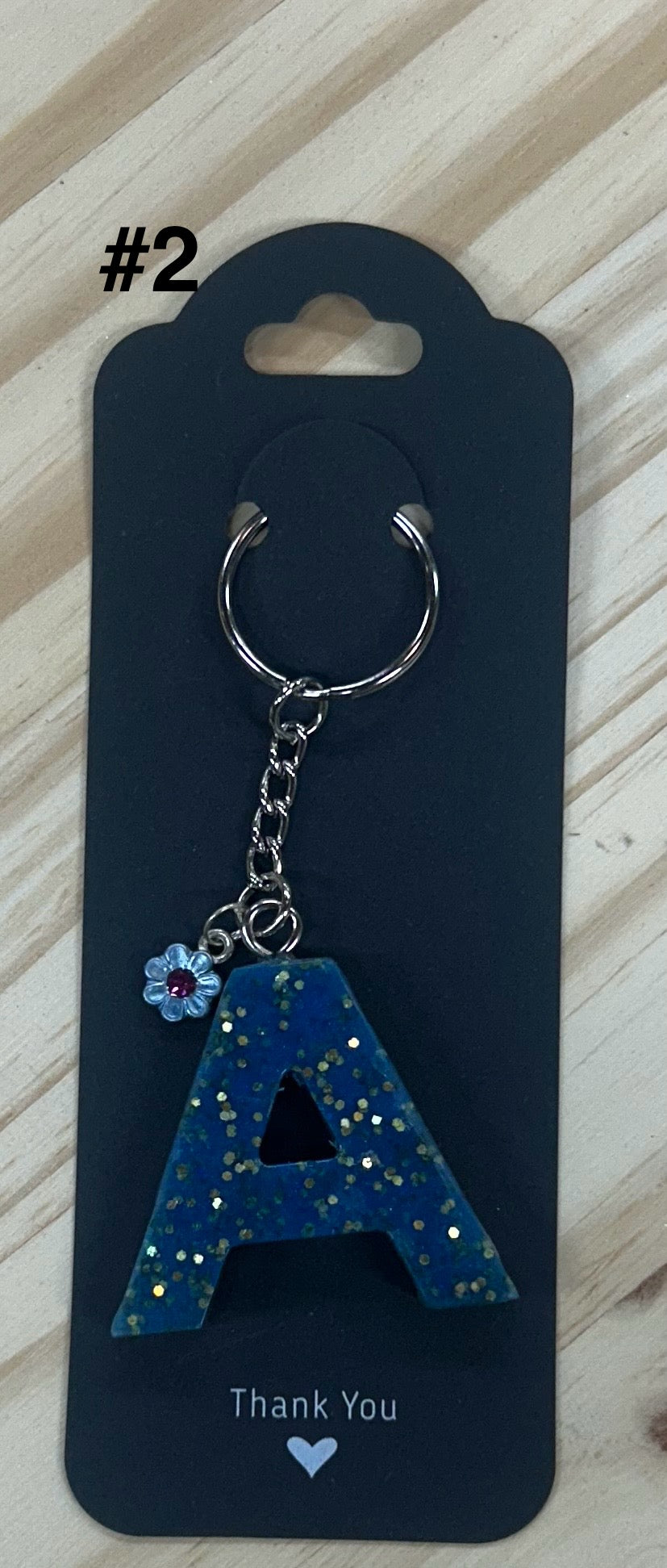 Initial "A" Key chain