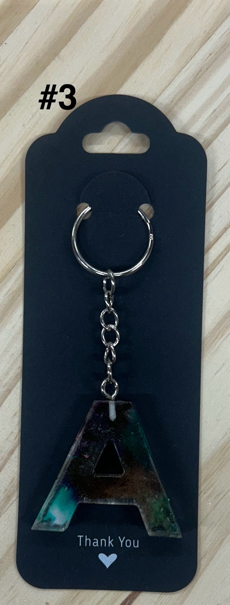 Initial "A" Key chain
