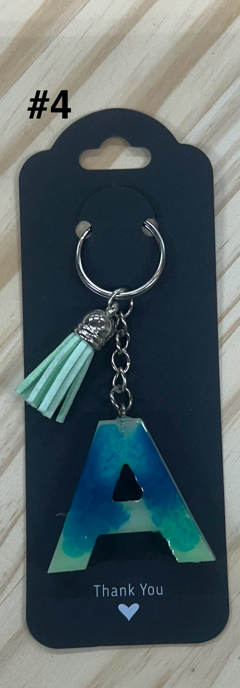 Initial "A" Key chain