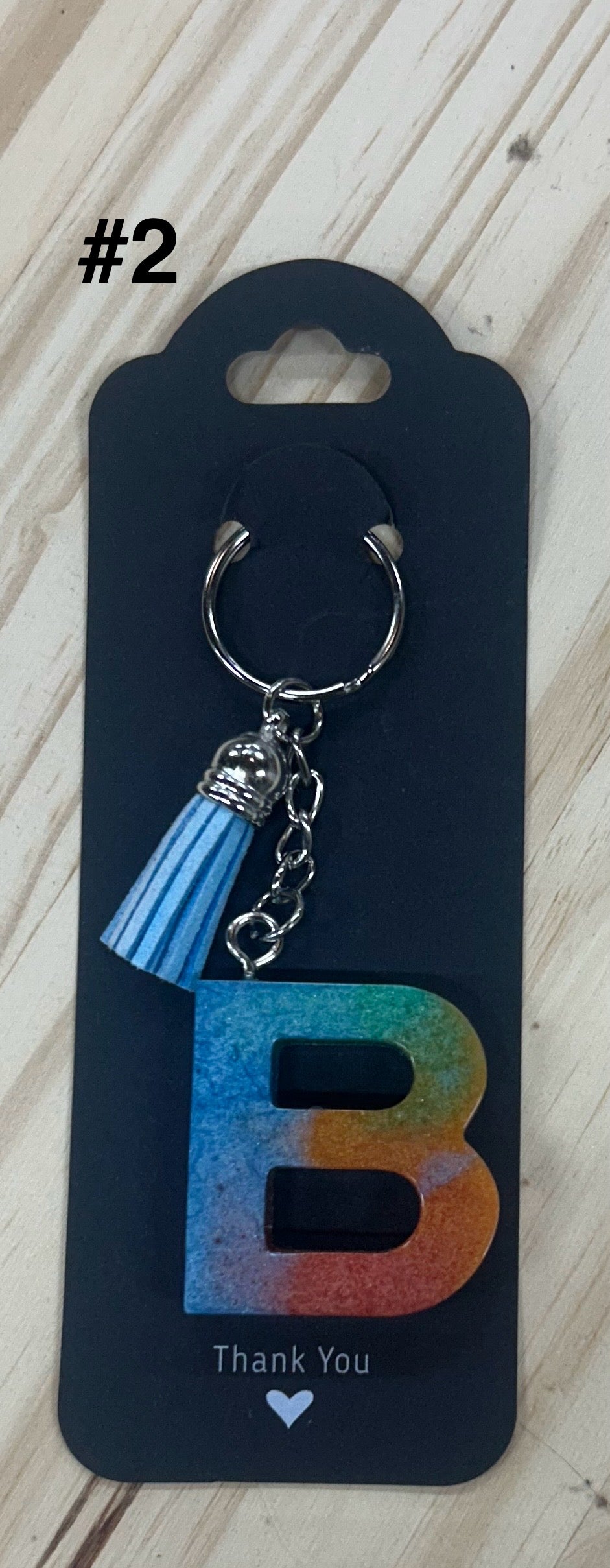 Initial "B" Key Chain