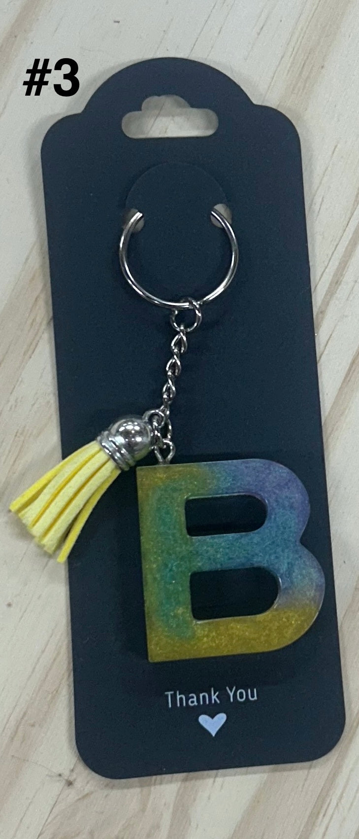 Initial "B" Key Chain