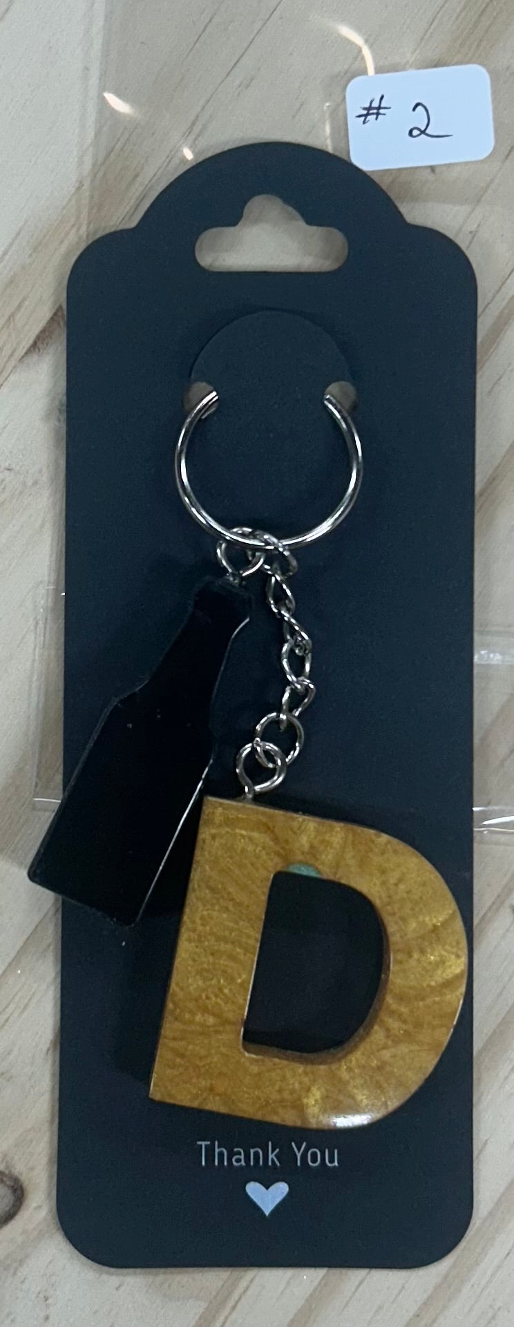 Letter "D" Key Chain