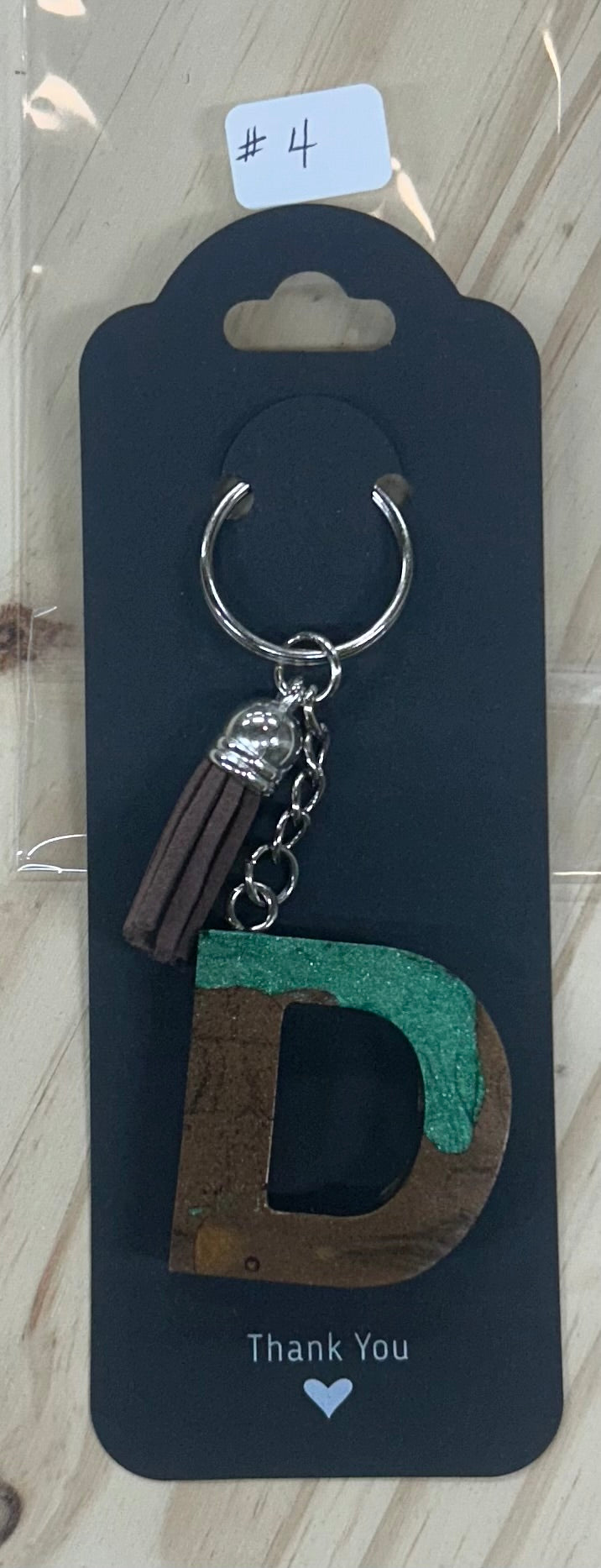 Letter "D" Key Chain
