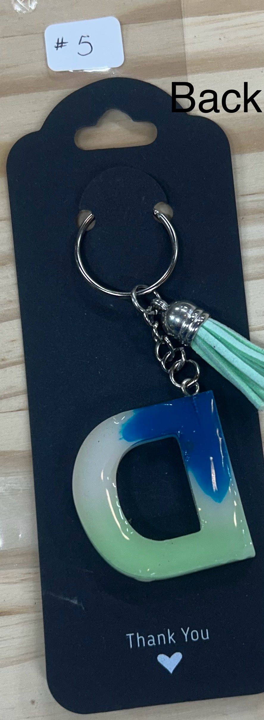 Letter "D" Key Chain