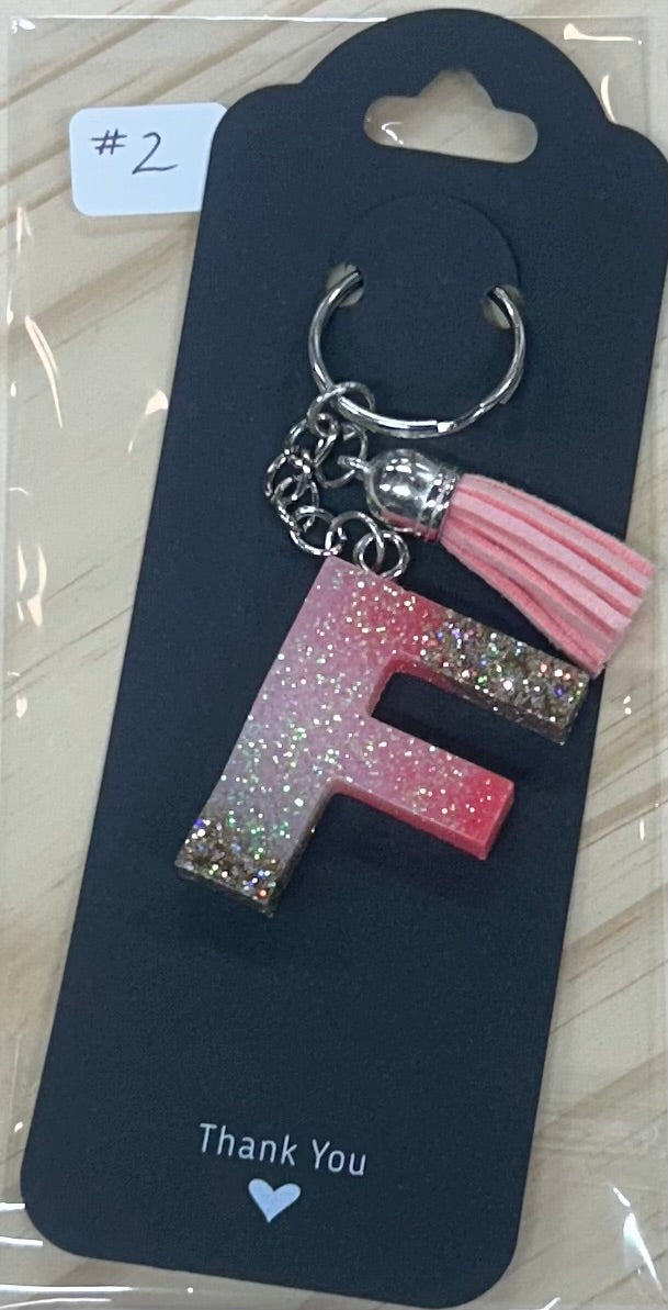 Letter "F" Key ring