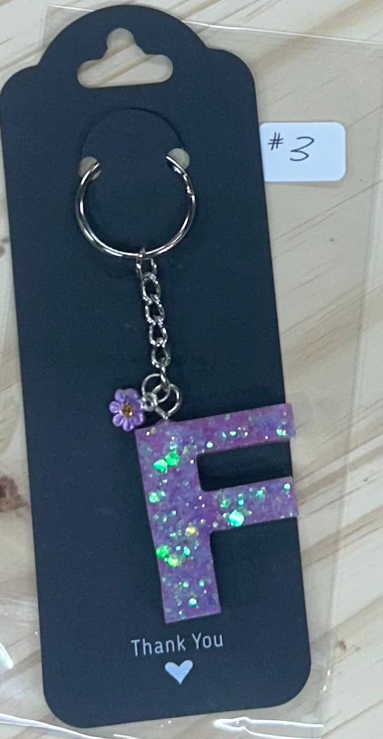 Letter "F" Key ring