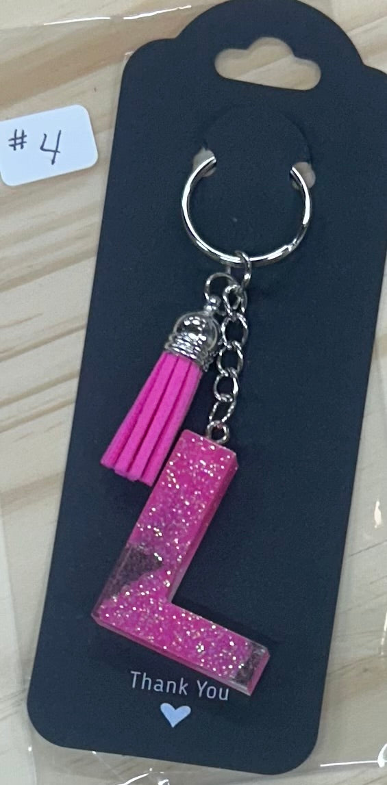 Letter "L" Key Ring