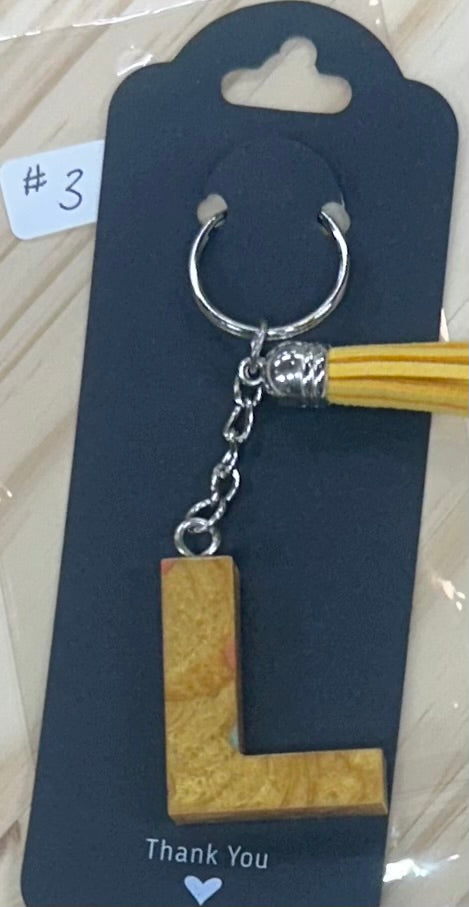 Letter "L" Key Ring