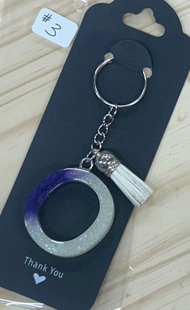 Letter "O" Key ring