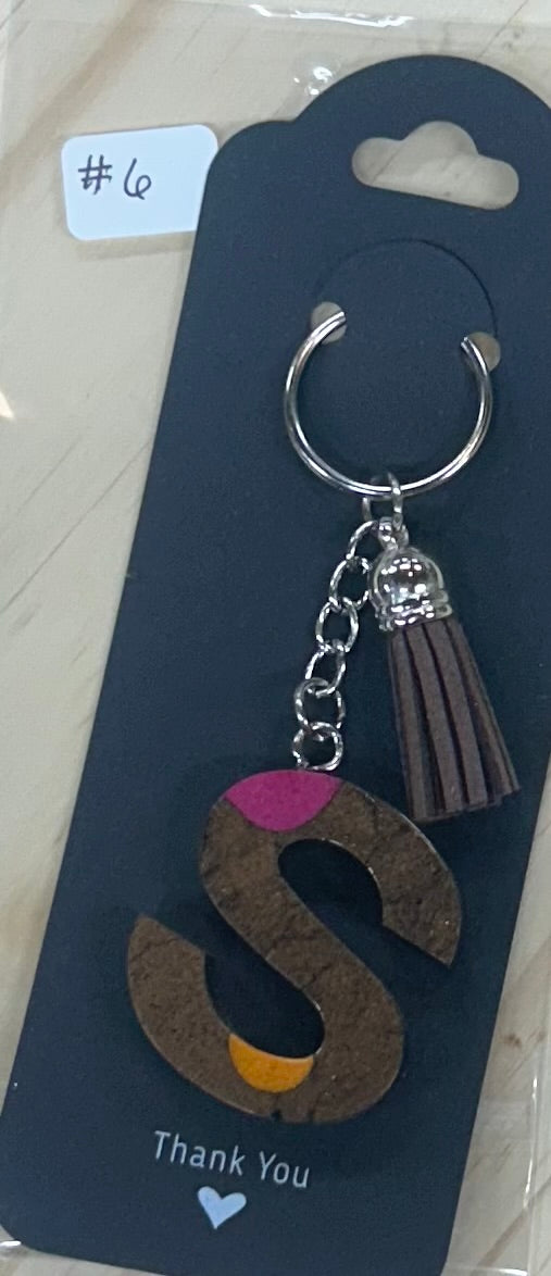 Letter "S" Key Chain