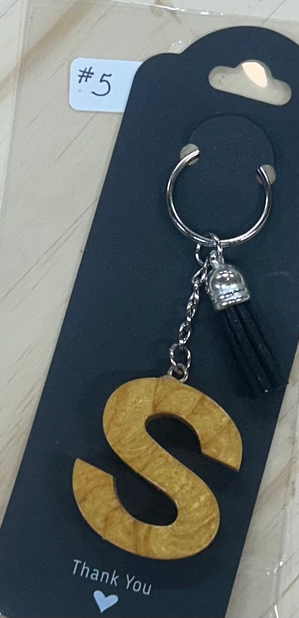 Letter "S" Key Chain