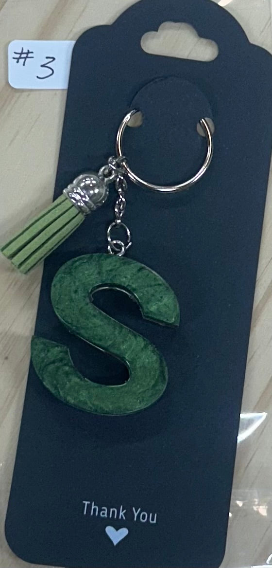Letter "S" Key Chain