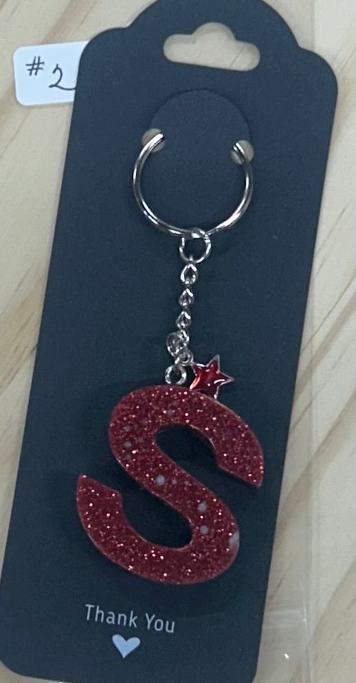 Letter "S" Key Chain
