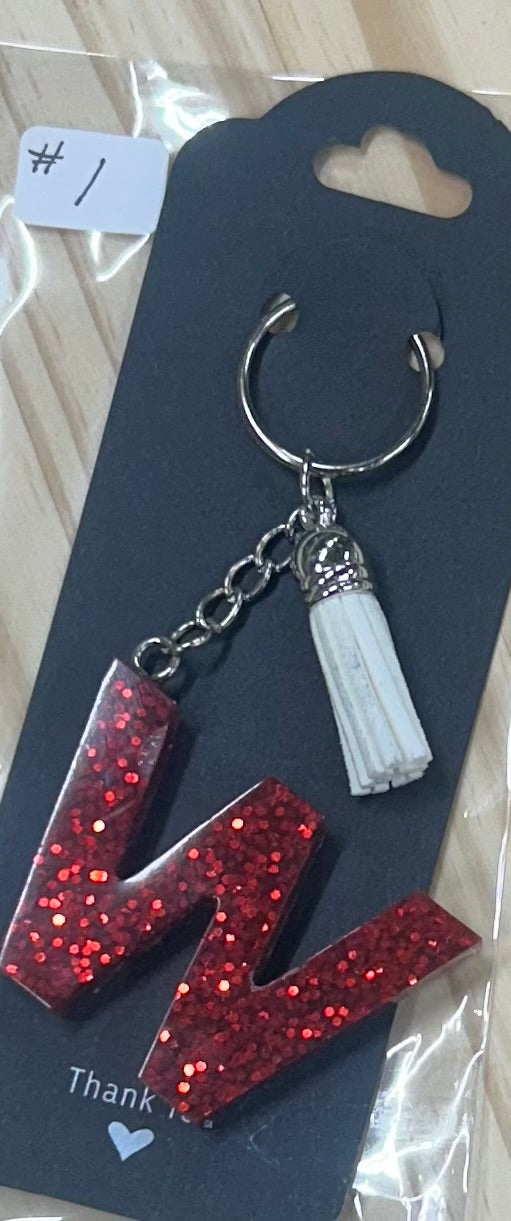 Letter "W" Key chain