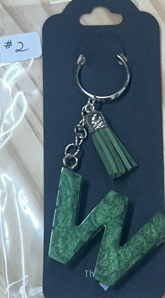 Letter "W" Key chain
