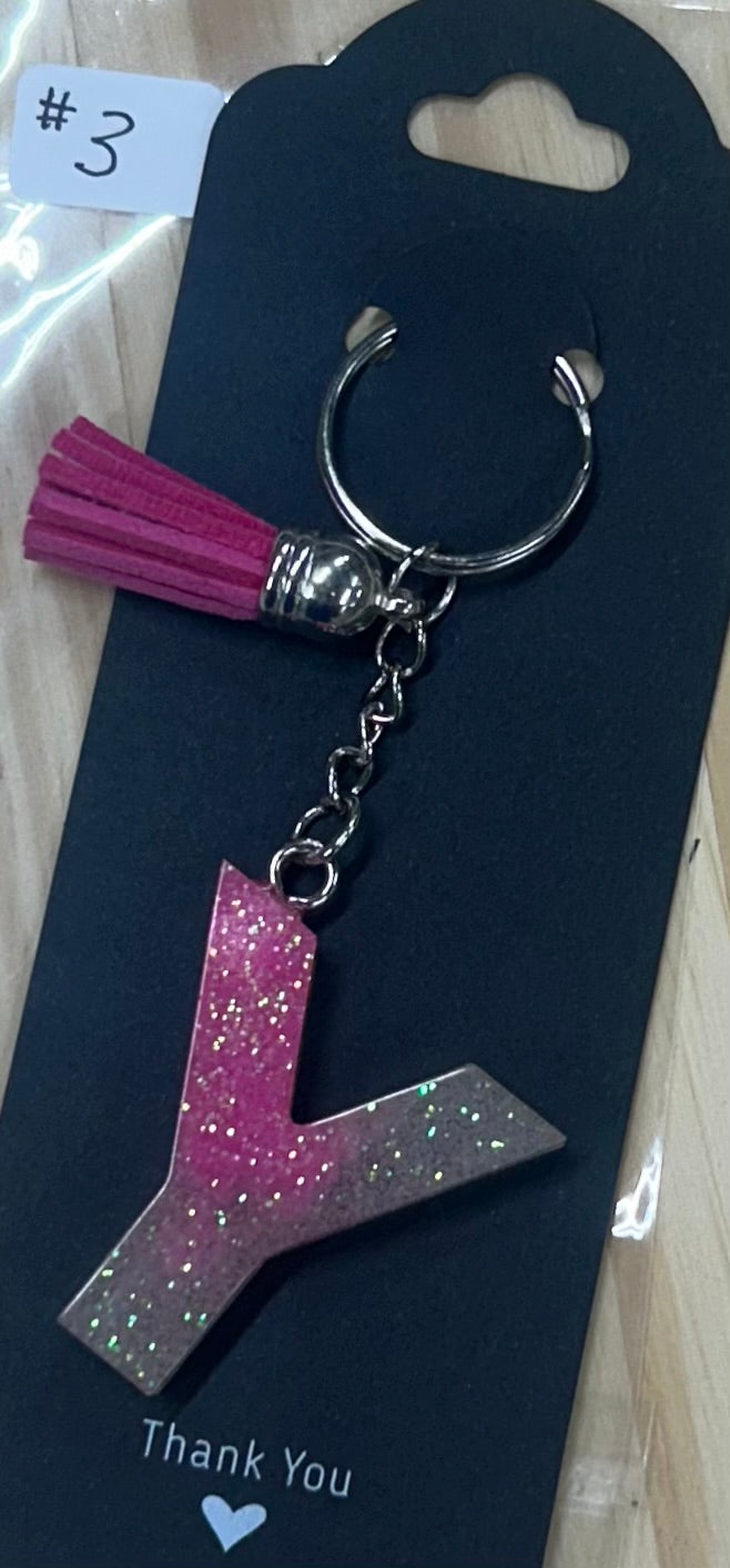 Letter "Y" Key ring