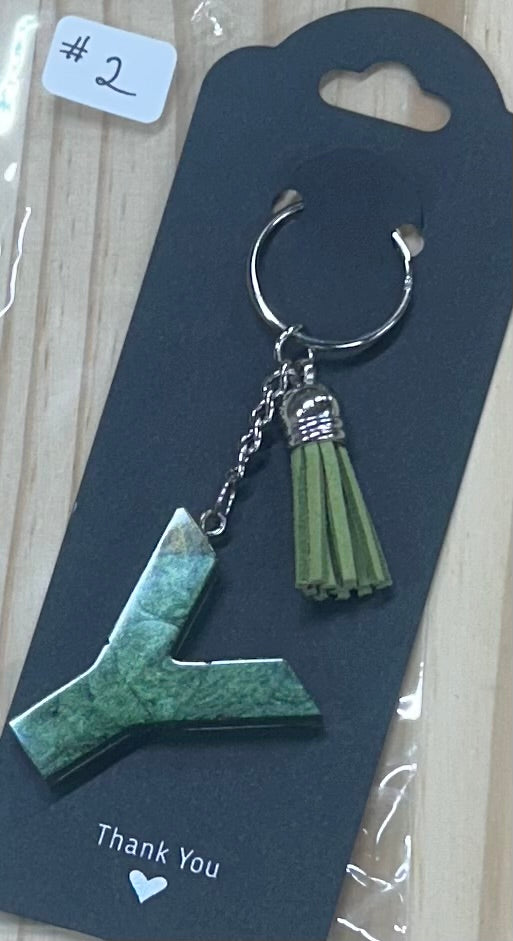 Letter "Y" Key ring