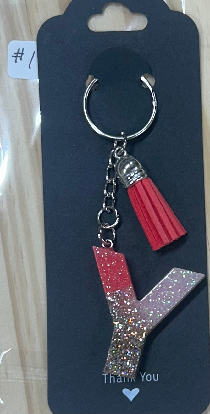 Letter "Y" Key ring