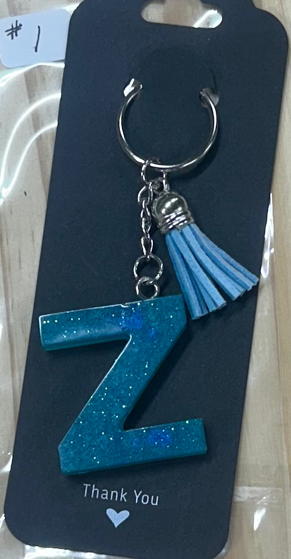 Letter "Z" Key Ring