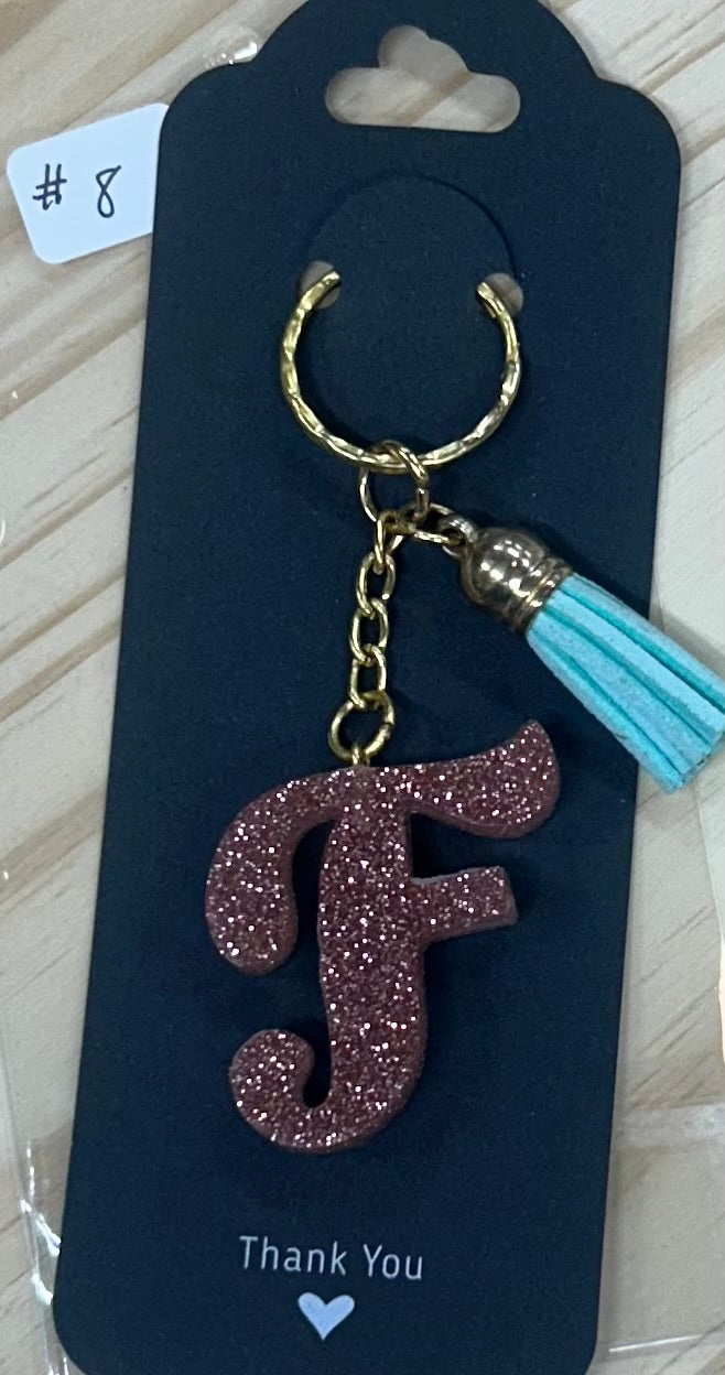 Letter "F" Key ring
