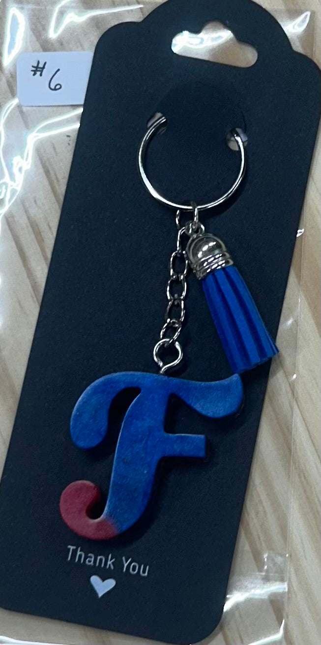 Letter "F" Key ring