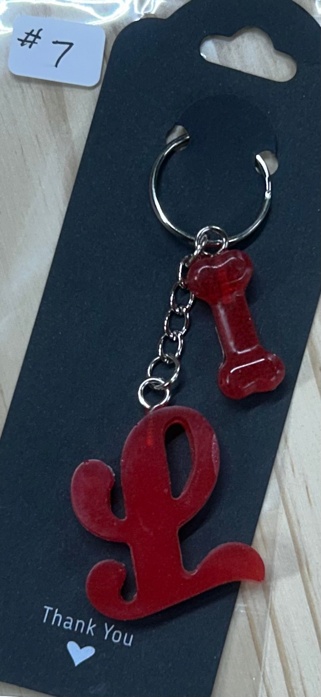 Letter "L" Key Ring