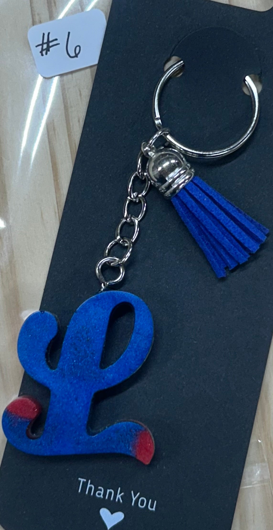 Letter "L" Key Ring