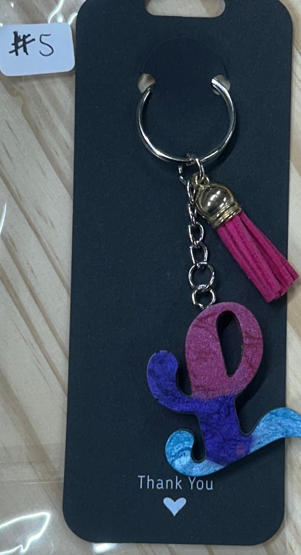 Letter "L" Key Ring