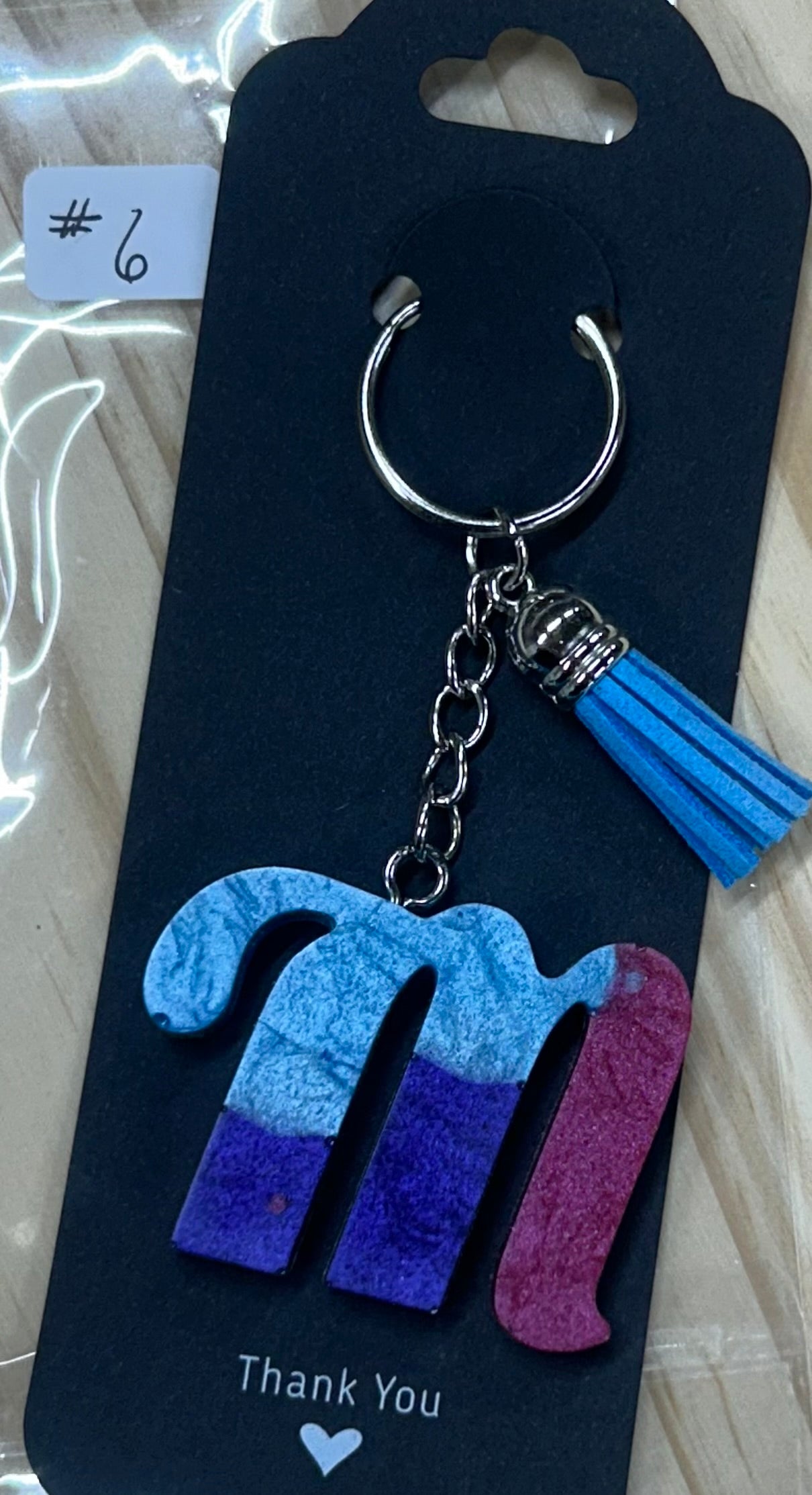Letter "M" Key chain