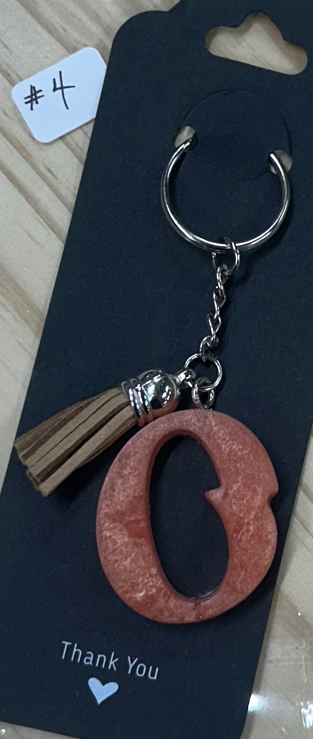 Letter "O" Key ring