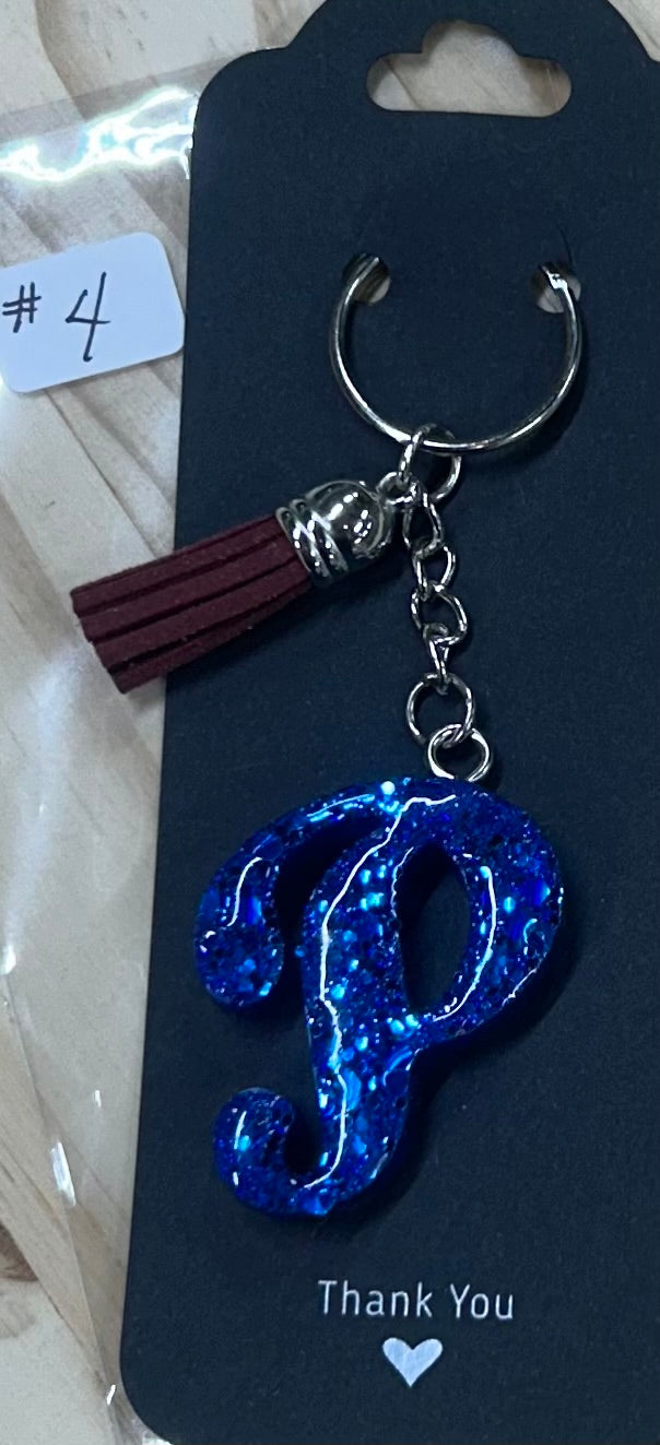 Letter "P" Key Ring
