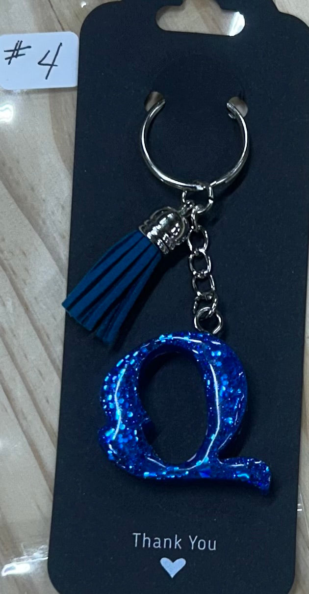Letter "Q" Key Ring