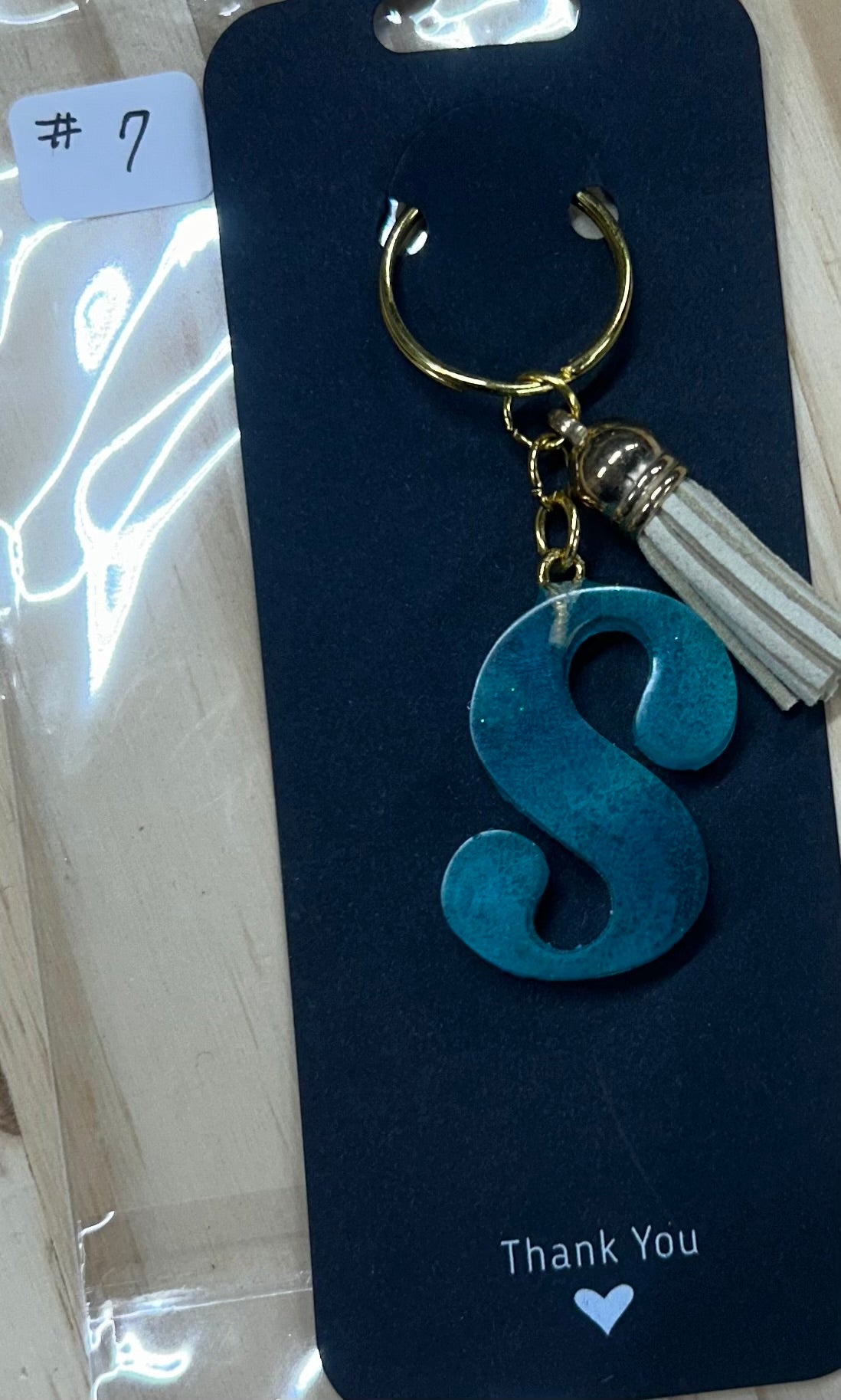 Letter "S" Key Chain