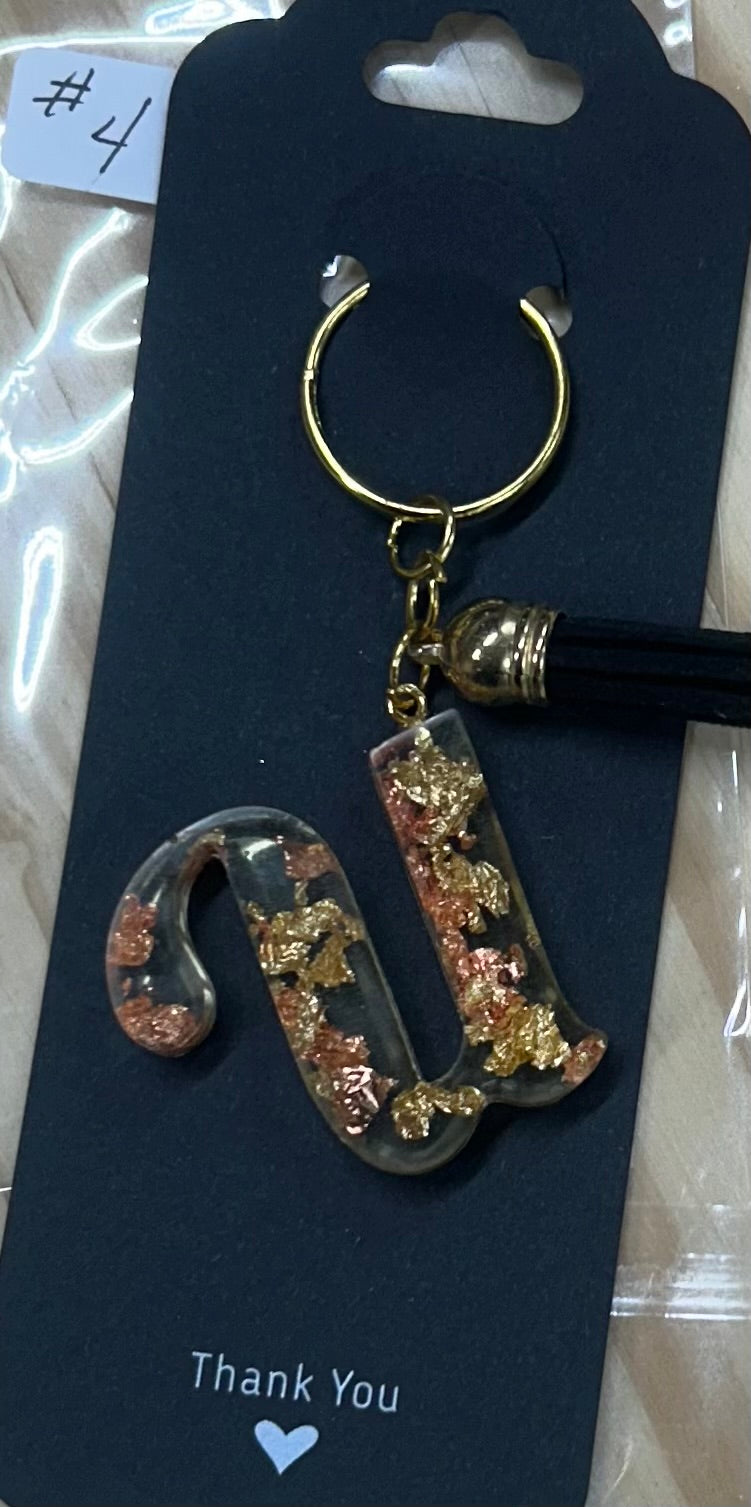 Letter "U" Key Ring
