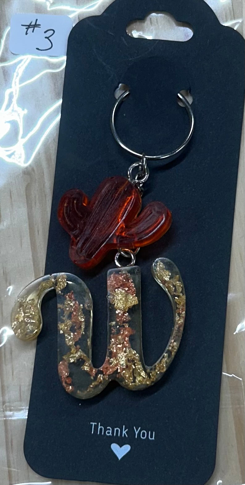 Letter "W" Key chain