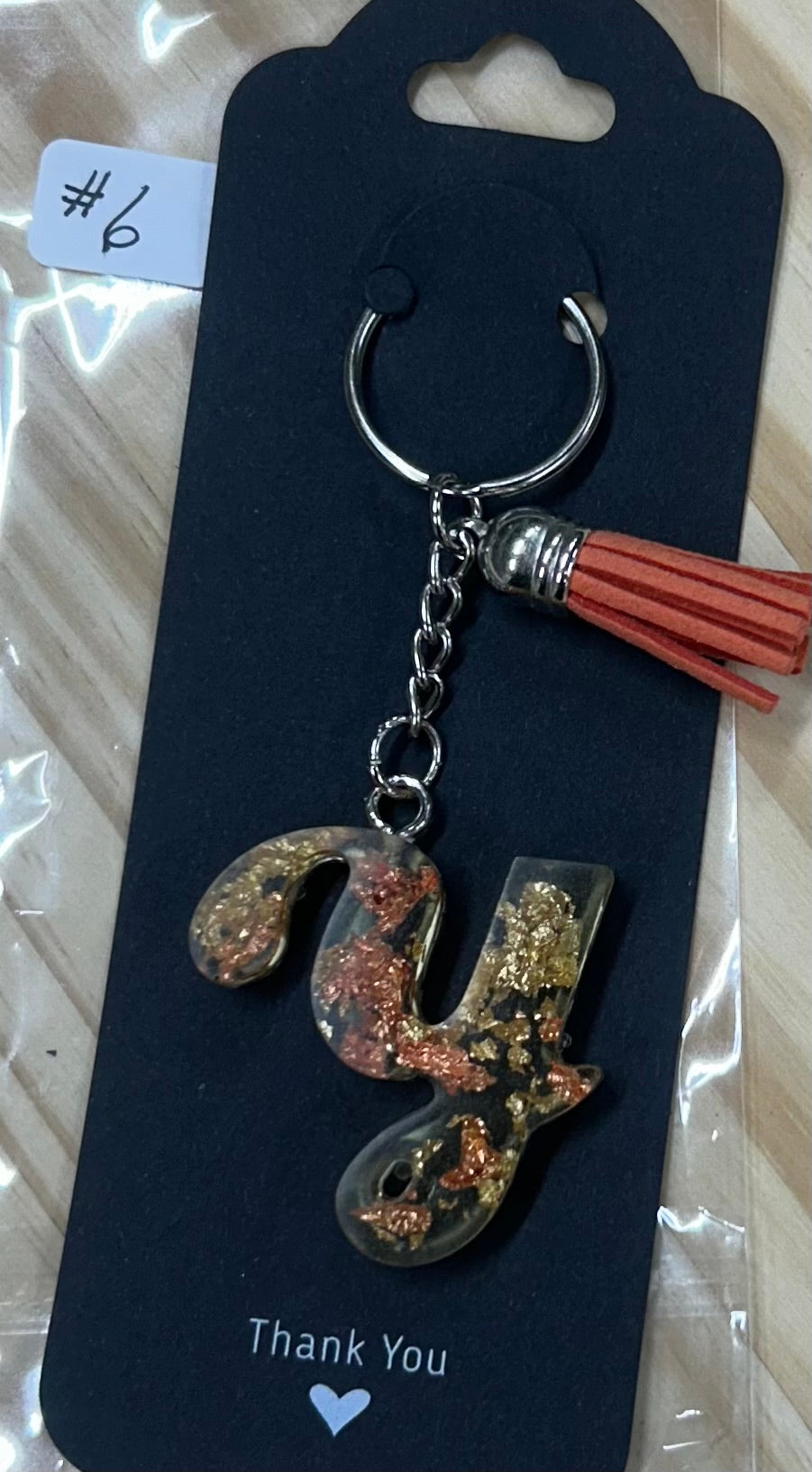 Letter "Y" Key ring