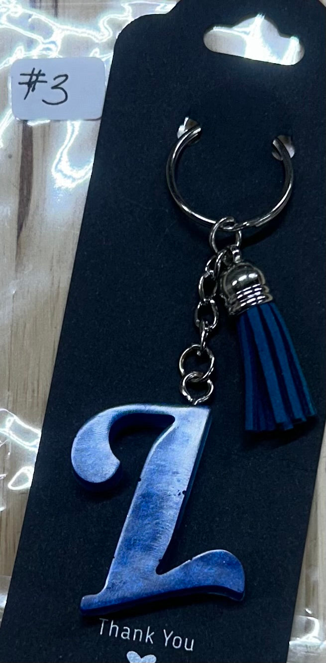 Letter "Z" Key Ring