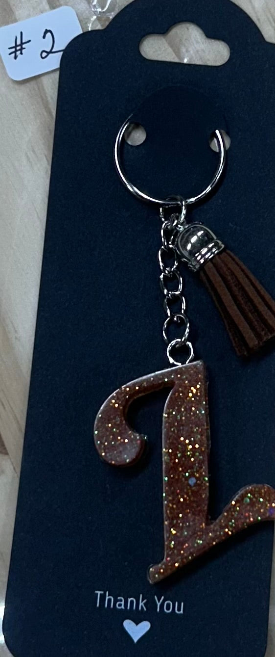Letter "Z" Key Ring