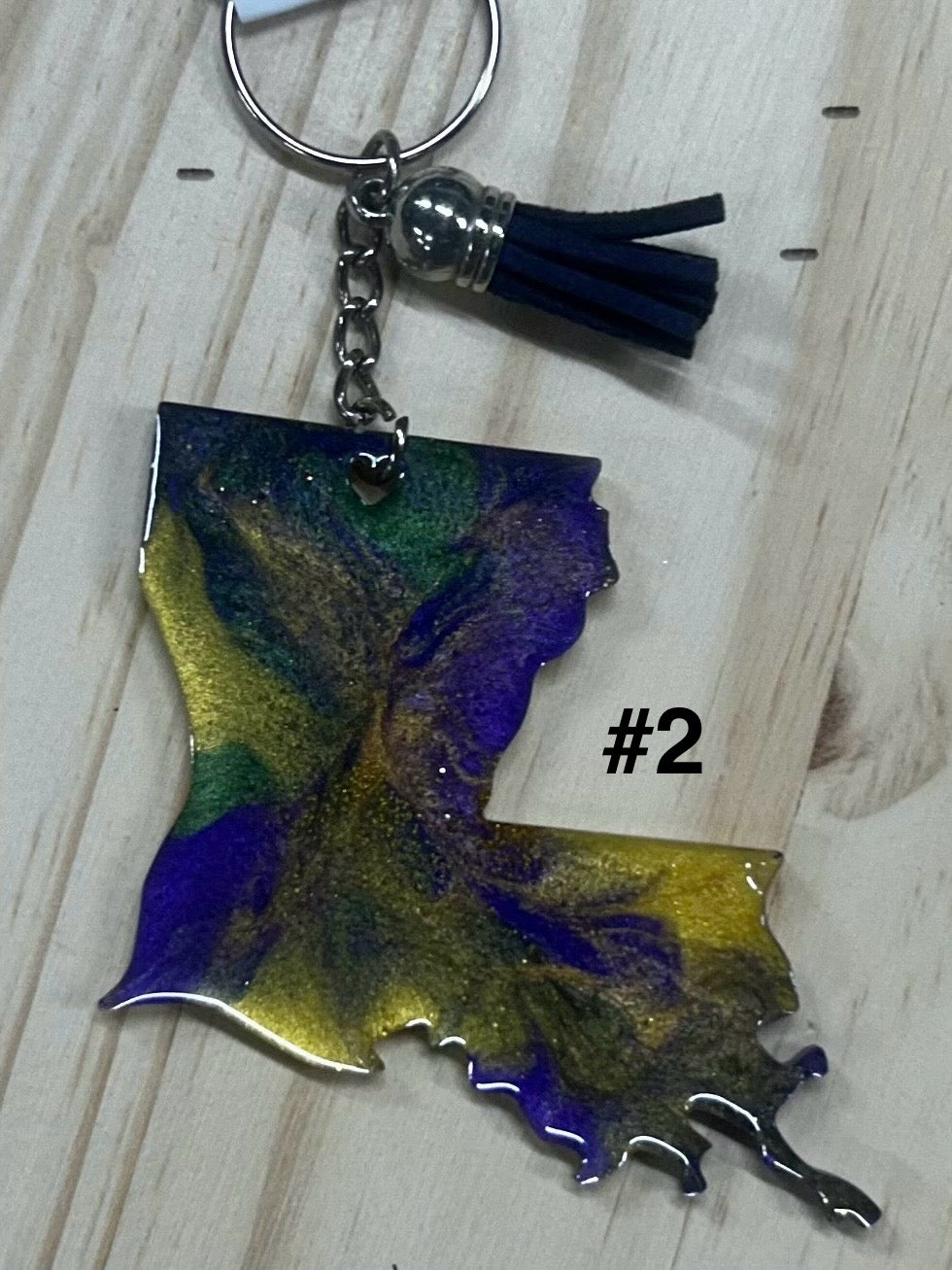 Louisiana key chain