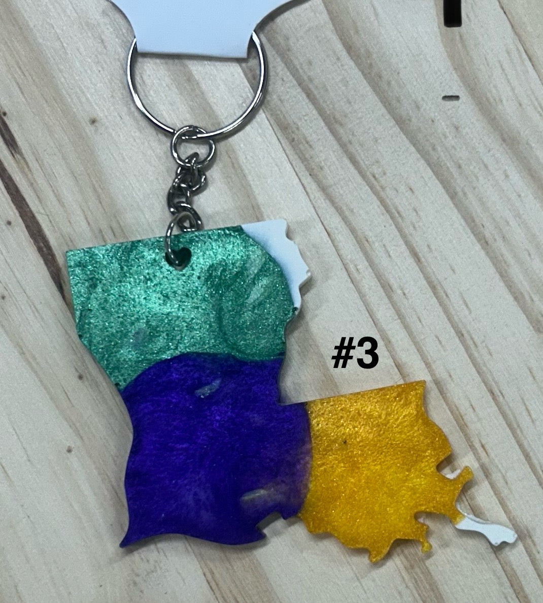 Louisiana key chain