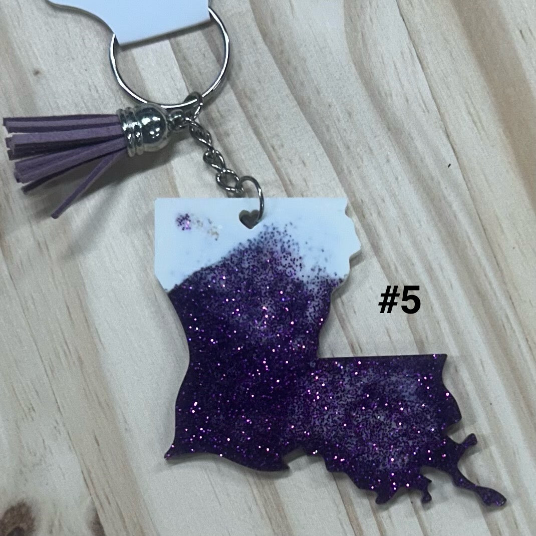 Louisiana key chain