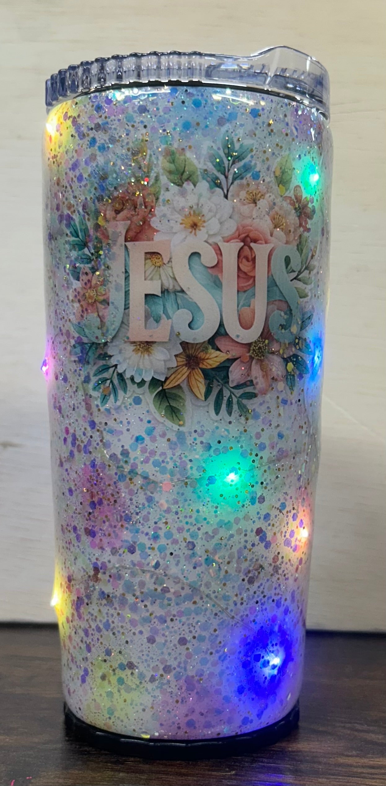 Jesus light up Tumbler